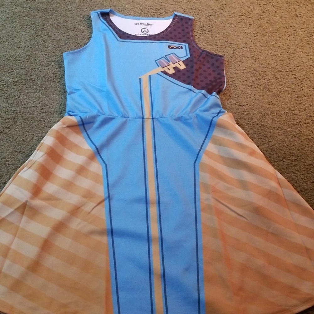 Symmetra overwatch casual cosplay dress